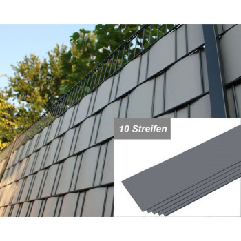 Sichtschutz Streifen 1,1 mm - 10 Streifen je 2520 mm
