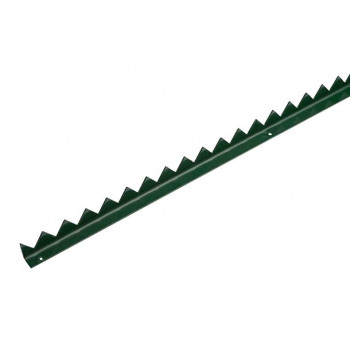 Zackenleiste für Gartentore - grün RAL 6005